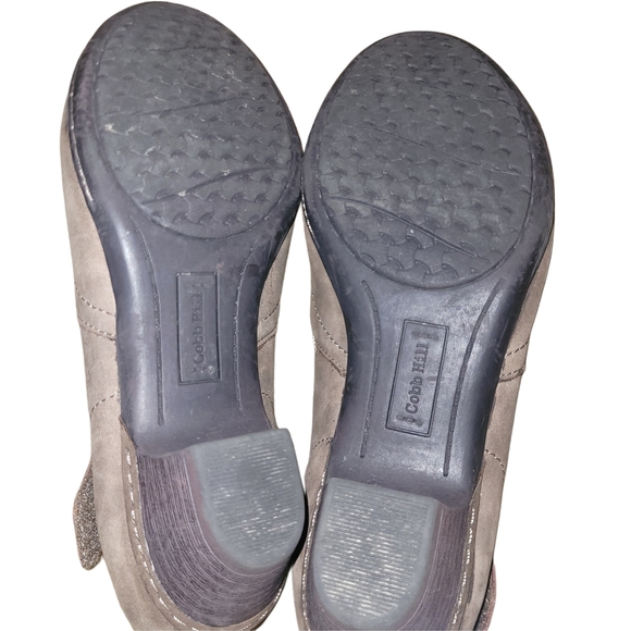 Cobb Hill Light Brown Leather Avery Mary Jane Cross Strap Shoes 7.5M - Picture 3 of 4